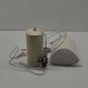 20.25" Small Single Table Lamp for Bedroom Modern Ceramic Nightstand Lamp Farmhouse Bedside Lamp Boho Living Room Lamp White End Side Table Lamp