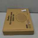 Bruntmor 10 Inch Square Cast Iron Grill Pan Steak Pan Pre Seasoned Grill Pan with Easy Grease Drain Spout, with Large Loop Handles for Grilling Bacon, Steak, and Meats