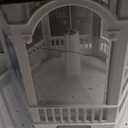 Heritage Farms Deluxe Gazebo Bird Feeder, 5 Quart Capacity Hanging Bird Feeder, Hexagon Outdoor Bird Seed Feeder with Six Feeding Stations, Clear Reservoir, Decorative Garden Bird Feeder