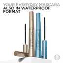 LOreal Paris Makeup Original Telescopic Mascara, Separating Mascara Volume and Length Formula, Washable, Black Brown, 0.27 Fl Oz., 1 Count