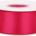 Hot Pink Ribbon 1-1/2 Inch 50 Yards Satin Craft Ribbon