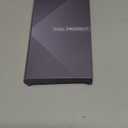 LATVIN Phone Cover for Samsung Galaxy S25 Edge Case | with 1 Screen Protector, Compatible with MagSafe, Magnetic, Military Grade Protection, Translucent Matte Frosted Back, Navy Blue