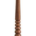 VASAGLE MARIEL Collection - Round Side Table, Small Drink End Table for Small Spaces, Accent Nightstand, Solid Wood Leg, Mid-Century Modern, for Living Room Bedroom, Chestnut Walnut ULET293KX01S