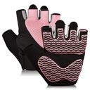 Sunnex Gym Gloves - Fingerless, Breathable Workout Gloves for Weightlifting, Cycling & More, Small