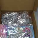 84pcs Princess Party Favors, Sweet Birthday Party Supplies Including Crowns Diamond Wands Tattoo Stickers Blowers Bubble wands, Perfect for Girls' Party Decorations & Pinata Fillers