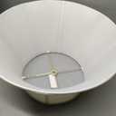 Royal Designs Shallow Drum Bell Billiotte Lamp Shade, Eggshell, 11 x 17 x 10 (BS-711-17EG).