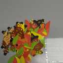 Jenaai 30 Pcs Thanksgiving Crafts Thanksgiving Kids Turkey Craft Kit with Colorful Feathers DIY Thanksgiving Crafts for Autumn Home Fall Classroom Party Decorations Thanksgiving Turkey Supplies