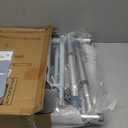 Lianjindun Toilet Safety Rails, Adjustable Toilet Frame for Elderly, Seniors, Handicap & Disabled, Foldable Handicap Toilet Handles Fit Any Toilets (300 LB) (Gray)