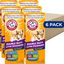 ARM & HAMMER Cat Litter Deodorizer Double Duty, 30 oz, 6 Pack