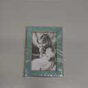 4x6 Inches Simple Rectangular Desktop Family Picture Photo Frame with Glass Front (Blue)