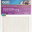Filtrete 2003-4 20x25 x 1 in. Ultra Allergen Pleated Furnace Air Filter, Purple, MPR 1500, 3 Months - Quantity 4