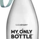 Sodastream My Only Bottle Style Carbonating Bottle, Small 0.5 L, Portable Size, Suitable for Use Anywhere, Dishwasher-Safe, Colour: Blue, Material: Tritan, BPA Free