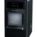 FRIGIDAIRE EFIC237 Countertop Crunchy Chewable Nugget Ice Maker, 44lbs per Day, Red Stainless