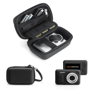 Case for KODAK PIXPRO FZ55 Non Slip Textured Soft Silicone Protective，washable Slip Shockproof Camera Case (Black