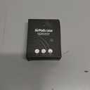 RFUNGUANGO for AirPods 3 Case Cover, Anti-Fall Lock Design, Powerful Drop Protection, Carbon Fiber Black for Apple AirPods 3rd Generation Charging Case(2021)- Black