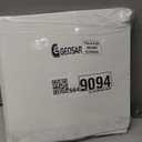 Geosar 50 Pcs Name Tag Badge Blanks Brushed Round Corners Pin DIY Blank ID Name Badge for Office Workers Students(1 x 3 Inches,Gold)