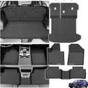 Powerty Floor Mats for 2022-2025 2026 Kia Sportage Gas(Not for 2026 X-Line、SX-Prestige、 X-Pro Prestige), All Weather 3D TPE Anti-Slip Trunk Cargo Liner Seat Back Covers Protectors Full Set Car