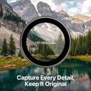 MAGEASY Sapphire Lens Protector for iPhone 16 Pro 6.3" & iPhone 16 Pro Max 6.9" (3 Lens) - Titanium | Lenz
