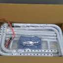 Mybow Double Bed Rail, U Bar for Medical Bedside Safety Assisting Rails, Railing Support for Elderly Adults Under Mattress Handrail, Hospital Dual Bed Rails for Seniors Twin Full Queen Adjustable Rail