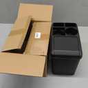Car Trash Can Bin Waste Container Multi-Function Storage Box Car Cup Holder Car Organizer