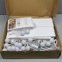 Ledido 4FT Marquee Light Up Numbers 60, Marquee Numbers 4 Feet Tall for Birthday, Anniversary,Graduation Party Decorations,Big 60th Birthday Number for Party Decor,Warm White Large Lighted Number 60