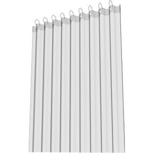 100% PEVA Heavy Duty Clear Shower Curtain Liner (70" x 72"): 1 Pack / 1 Shower Curtain Liner