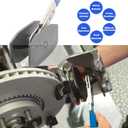 Brake Tools, Brake Caliper Compression Tool, 4 in 1 Universal Disc Brake Caliper Tool, 4-in-1 Universal 360 Ratcheting System with 2 Hooks for Single/Twin/Quad Calipers, Blue