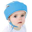 Baby Safety Helmet Toddler Children Headguard Infant Head Cushion Protective Harnesses Cap Soft Adjustable Kid Safety Hat Head Protector 18*18*12cm (Blue)