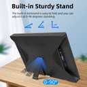 Portable Monitor 13.3 Inch HD 1366 * 768 External Laptop Monitor HDMI Travel Monitor for Computer/PS3/PC/Switch, Built-in Speakers & Kickstand