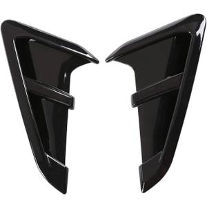 Shark Gills Front Fender Side Air Flow Fender Vent Cover Trim ABS for BMW X3 G01 X4 G02 X3M X4M 2018-2021 (Glossy Black, X3 M)