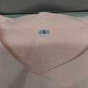 Women's Mandarin Collar Button-Down Shirts Casual Cotton Long Sleeve Blouses, S