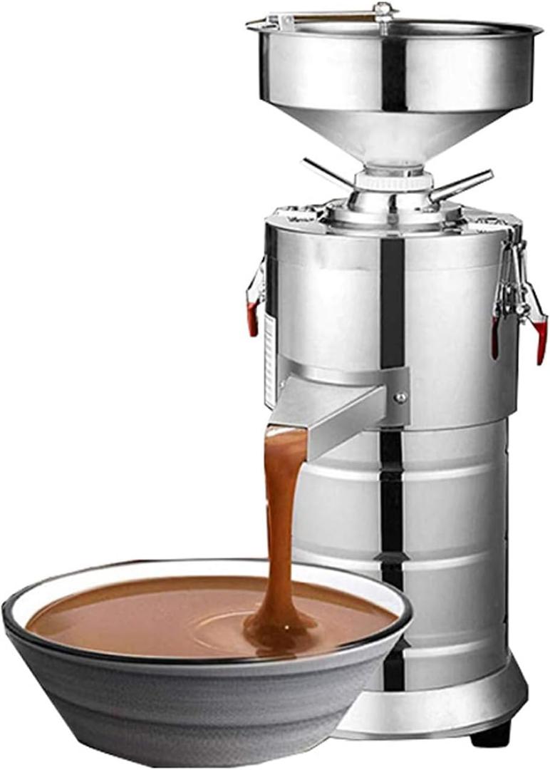 Peanut Butter Maker Machine Nut Butter Machine Electric Grain Grinder Peanut Butter Maker Sesame Sauce Grinder Home/Commercial for Groundnut, Almond, Cashew Nut and Sesame