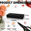 4 Piece Reusable Floral Foam Blocks black, 11.8 x 4.7 x 2 Inch, Water Resistant, for Artificial Flower Arrangements, Outdoor Planters, Wedding Decor (4, 11.8 x 4.7 x 2)
