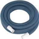 Pool Vacuum Hose With Swivel Cuff 1-1/2" Diameter 30FT Flexible Heavy Duty Pool Vacuum Cleaning Hose Perfect for Above&In Ground Swimming Pool