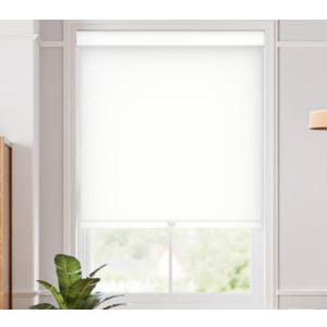ChrisDowa 100% Blackout Roller Shade, Window Blind with Thermal Insulated, UV Protection Fabric. Total Blackout Roller Blind for Office and Home. Easy to Install. White,46" W x 72" H
