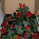 5.9FT Bendable Rose Flower Garlands, Artificial Silk Wild Roses Vine Hanging Flowers for Wall Fireplace Fence Table centerpieces Trellis Wedding Indoor Outdoor Spring Decor (Red, 2)