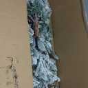 YITAHOME Pre-Lit Flocked Artificial Christmas Tree with Remote, 6.5 FT Snow Flocked Natural Layered Christmas Tree with 760 PE & PVC Mixed Tips and 350 Lights for Home, Office, Party Decoration