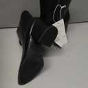 Amazon Essentials Women's Clean Heel Ankle Boots with Side Zipper, Memory Foam Insole, Size 7.5