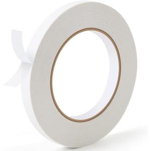 Gunlar Double Side Tape,1/2inch*100FT Adhesive Fabric Hem Tape No Sew Hemming Tape for Clothes,Pants,Curtains,Arts, Crafts,Carpet,Scrapbooking, Pack Of 4