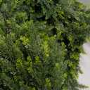 2 Pack 3FT Artificial Cedar Topiary Trees with Ground Spike, Realistic Fake Plants Tree UV Resistant Artificial Plants Indoor Outdoor Faux Plants Evergreen Bushes Shrubs for Porch Garden Office