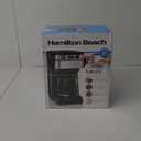 Hamilton Beach Programmable Drip Coffee Maker, 12 Cups, Front Access Easy Fill, Pause & Serve, 3 Brewing Options, Black (46310)
