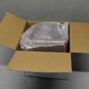 I00000 72 Pcs Rose Gold Dessert Plates 7.5" & 72 Pcs Disposable Forks 7.4", Lace Design Plastic Salad Plate, Plastic Appetizer Plate for all Holidays Perfect for Party & Wedding