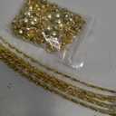 Let's Decorate 10 Meters D11mm Gold Upholstery Tacks Strips/Nailhead Trims,Decorative Nail Strips with Upholstery Tacks for Sofa Headboard Bench(F:11mm Golden)
