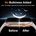 YWXTW TOP 9H+ Tempered Glass Screen Protector for Apple Watch Series 11/10 42mm, [3S Installation] Bubble-Free, Anti-Scratch, HD Clear Film for iWatch 11/10 42mm