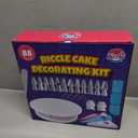 Riccle 88 pcs Cake Decorating Kit with Cake Turntable - Includes 50 Disposable + 2 Reusable Piping Bags and Tips Set, 24 Icing Piping Tips, 2 Spatulas, 3 Icing Comb Scraper, Baking Supplies