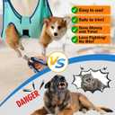 Kkiimatt Dog Grooming Hammock, Medium Dog Hanging Harness Holder for Nail Clipping, Nail Trimming Cutting Hammock, Grooming Sling Restraint Bag with Wide Strap Sewed, Medium
