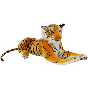 12inch Realistic Tiger Stuffed Animal, Soft Stuffed Tiger Plushie Toys, Birthday for Kid Boys Girls (Brown)