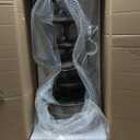 Alpine Corporation MCC390L-SL Indoor Outdoor Multitiered Metal Floor Water Fountain Ideal for Yard, Garden, and Patio, 70" Tall, Silver