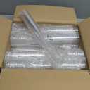 Reli. Champagne Flutes Plastic | 100 Pack | 4.5 oz - Silver Glitter | Premium Plastic Champagne Flutes | Party-Perfect for Celebrations