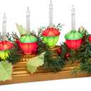 Miles Kimball Retro Bubble Light Centerpiece, Includes 9 Nostalgic Bubble Lights